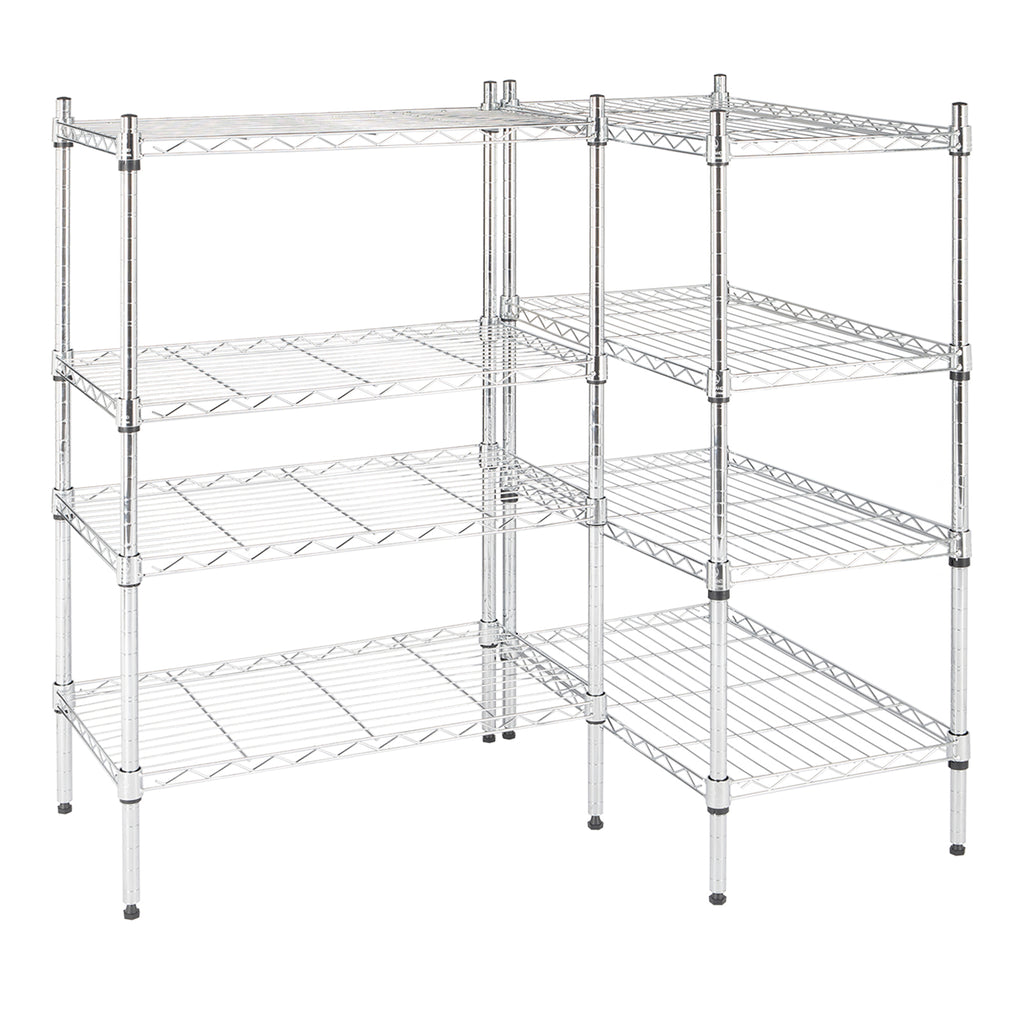 AEELLEEA 8-Tier Wire Storage Shelving Unit, 23.6"W x13.8"D x70.9"H, Heavy Duty Adjustable Metal Rack for Kitchen & Pantry