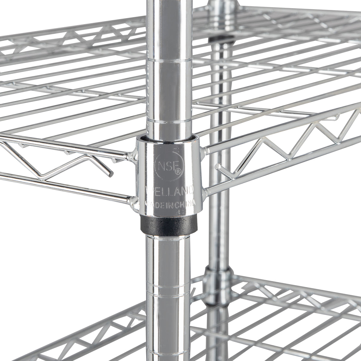 AEELLEEA 8-Tier Wire Storage Shelving Unit, 23.6"W x13.8"D x70.9"H, Heavy Duty Adjustable Metal Rack for Kitchen & Pantry