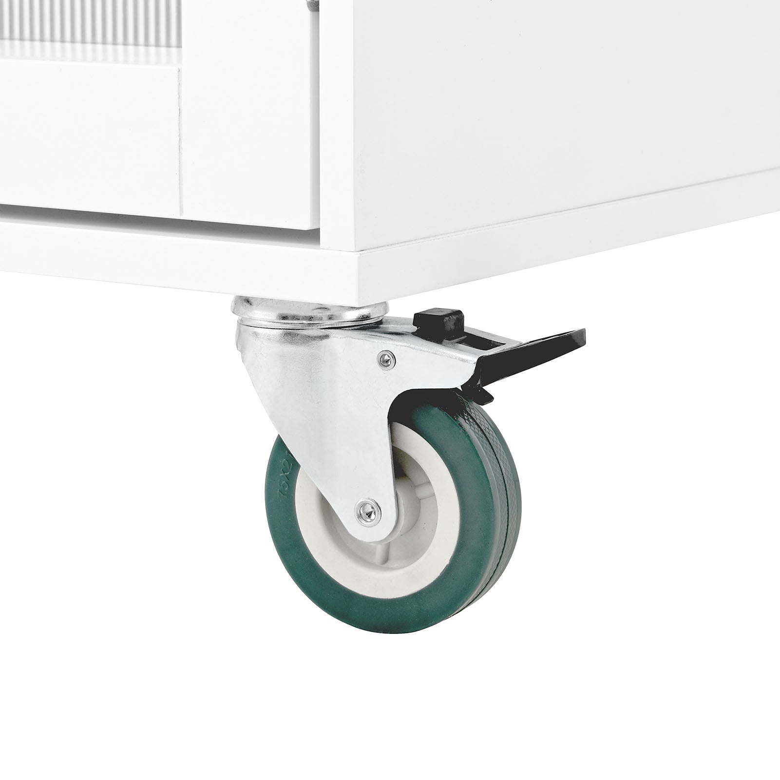 Kitchen Island with Rolling Table On Wheels with Drop Leaf Bar Countertop Side Open Storage Rack White