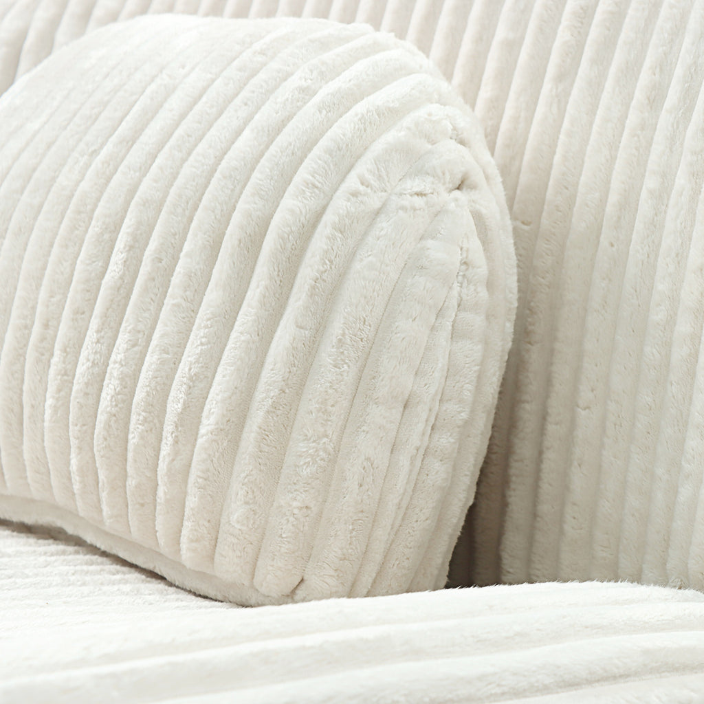 Lounge Sofa Beige 102x91x75cm Soft Comfortable Plush Sponge Lounge Chair for Home Living Room Bedroom