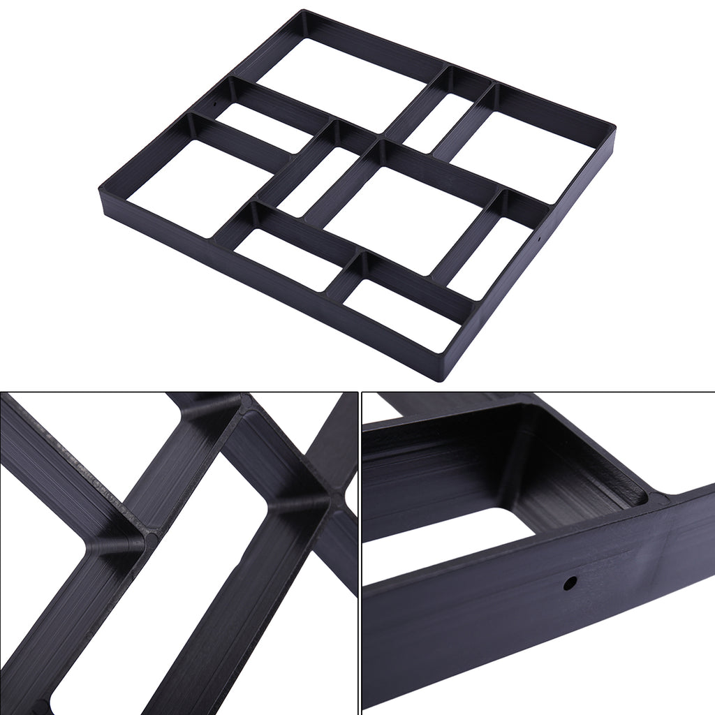 Reusable Concrete Path Maker Mold, DIY Garden Walkway Pavement Paver Cement Mould for Patio Lawn Yard Decor