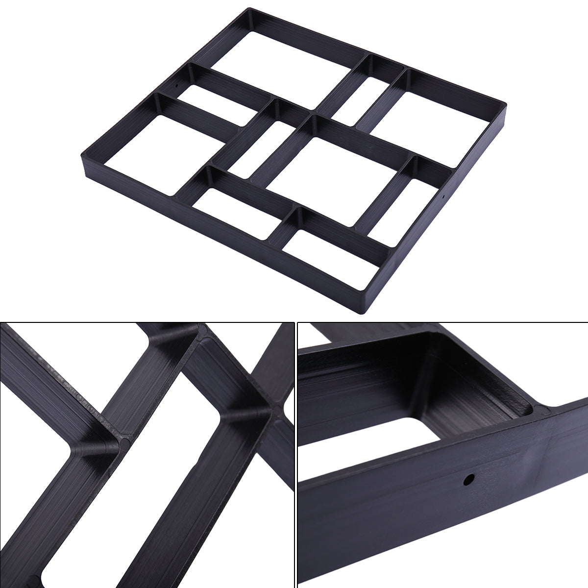 Reusable Concrete Path Maker Mold, DIY Garden Walkway Pavement Paver Cement Mould for Patio Lawn Yard Decor