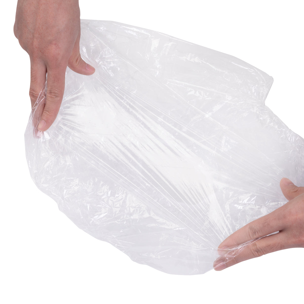 Large Disposable Cage Tray Liners, Waterproof PE Pallet Cover with Elastic Edge, 10 Pack