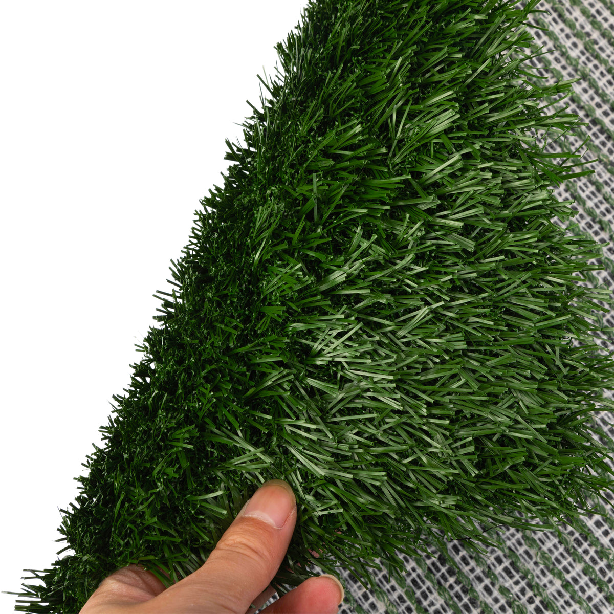 Large Reusable Artificial Grass Pee Pad for Dogs, 2 Pack Washable Puppy Potty Training Turf Mat for Indoor Balcony Use