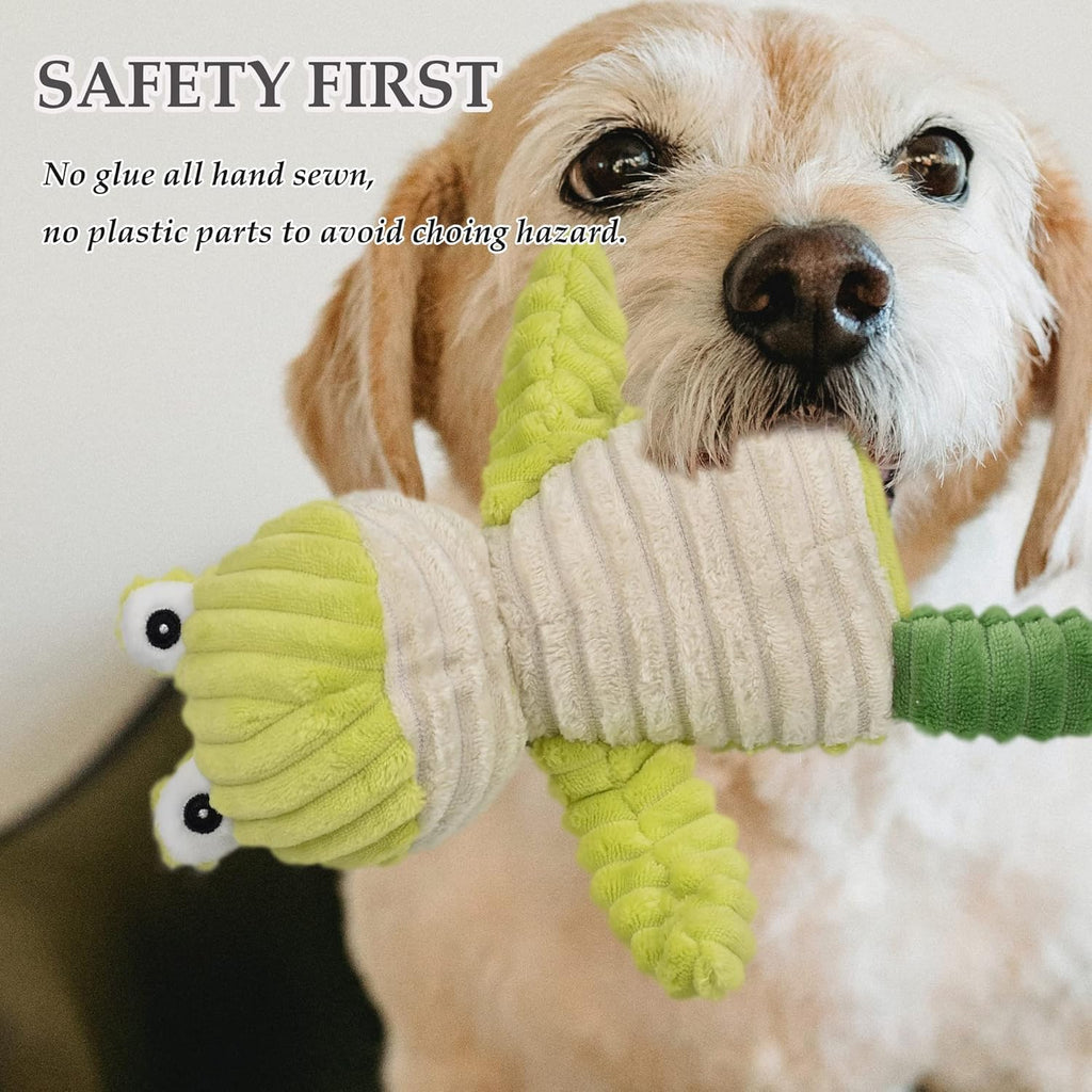 LECHONG 5 Pack Tough Dog Toys Stuffed Squeaky Dog Toys Assortment Plush Animal Dog Toy Value Bundle Puppy Pet Dog Toys for Small Medium Large Dogs : Pet Supplies