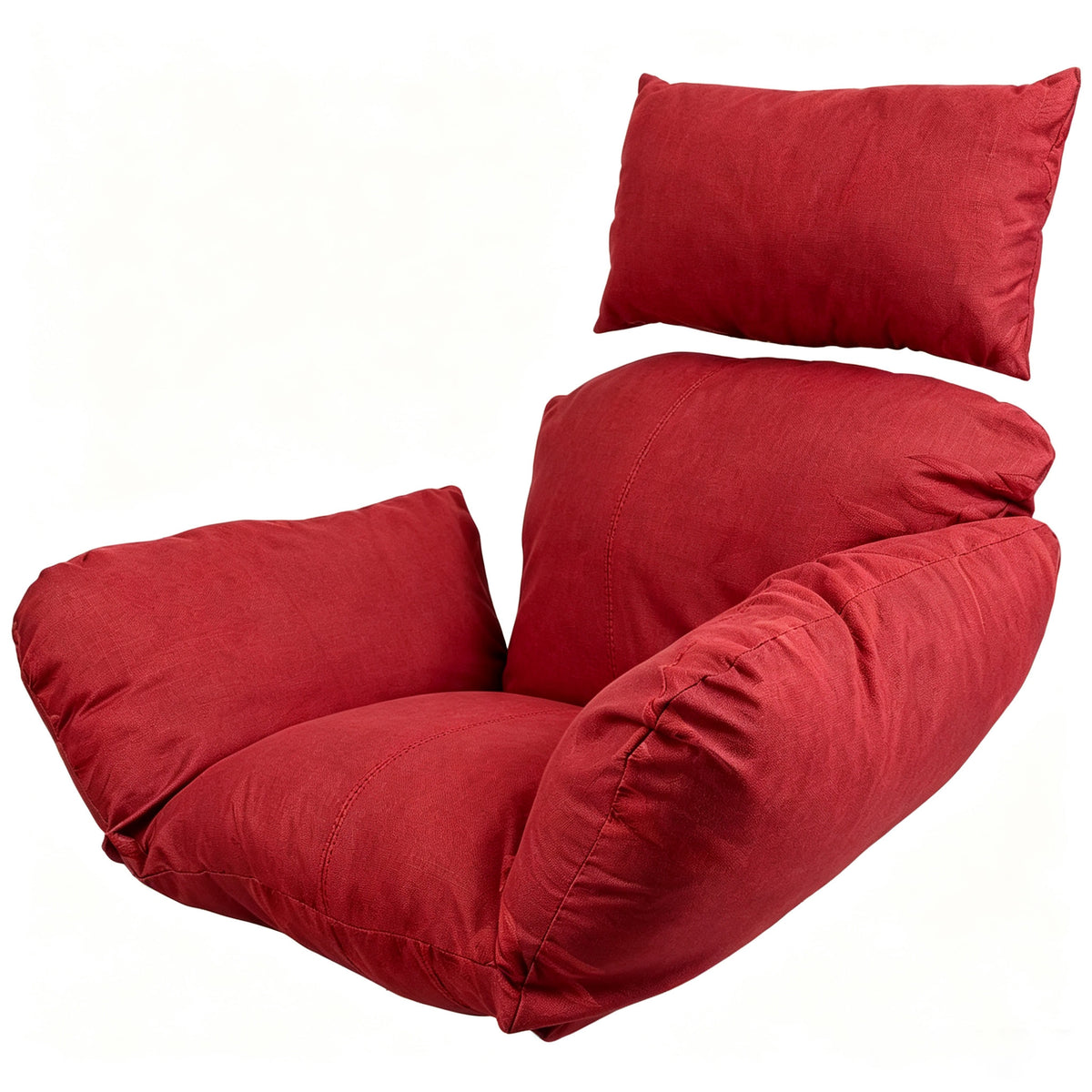 Hanging Egg Chair Cushion with Head Pillow, Thick Hollow Cotton Replacement Pad, Removable Washable Polyester Cover for Indoor Outdoor Wicker Swing Chair