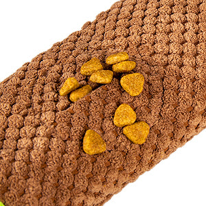 ZippyPaws Squeaky Dog Snack Dispensing Puzzle Plush Chew Toy,Suitable for small to large dogs