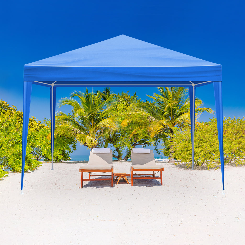AEELLEEA 10'x10' Outdoor Gazebo Canopy Tent, Waterproof UV Resistant Pop Up Patio Shelter with Sidewalls & Windows for Party, BBQ, Wedding