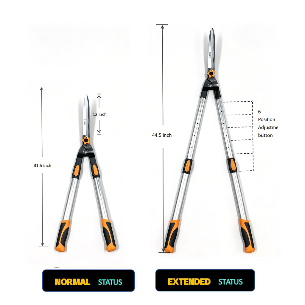 Telescopic Shears Garden Tree Pruning Shears Edge Lopper Telescoping Long Reach Aluminium Handle Knife Picker Garden Pruning Pruning Tools