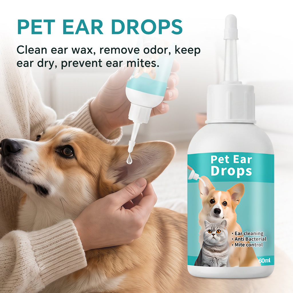 Pet Cleaning Kit 6-in-1, Includes Pet Glove Wipes, Eye Wipes, Teeth Finger Wipes, Ear Drops, Deodorizing Spray & Paw Cleaner Foam for Dogs and Cats
