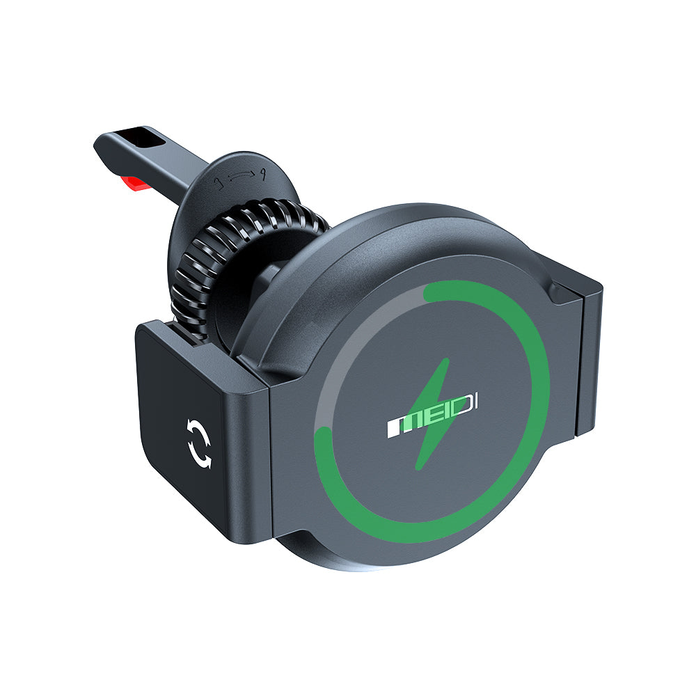 15W MagSafe Car Charger Mount, Magnetic Wireless Car Phone Holder with Air Vent Clip, Fast Charging Mount Compatible with iPhone 15/14/13/12 Pro Max Plus & MagSafe Cases
