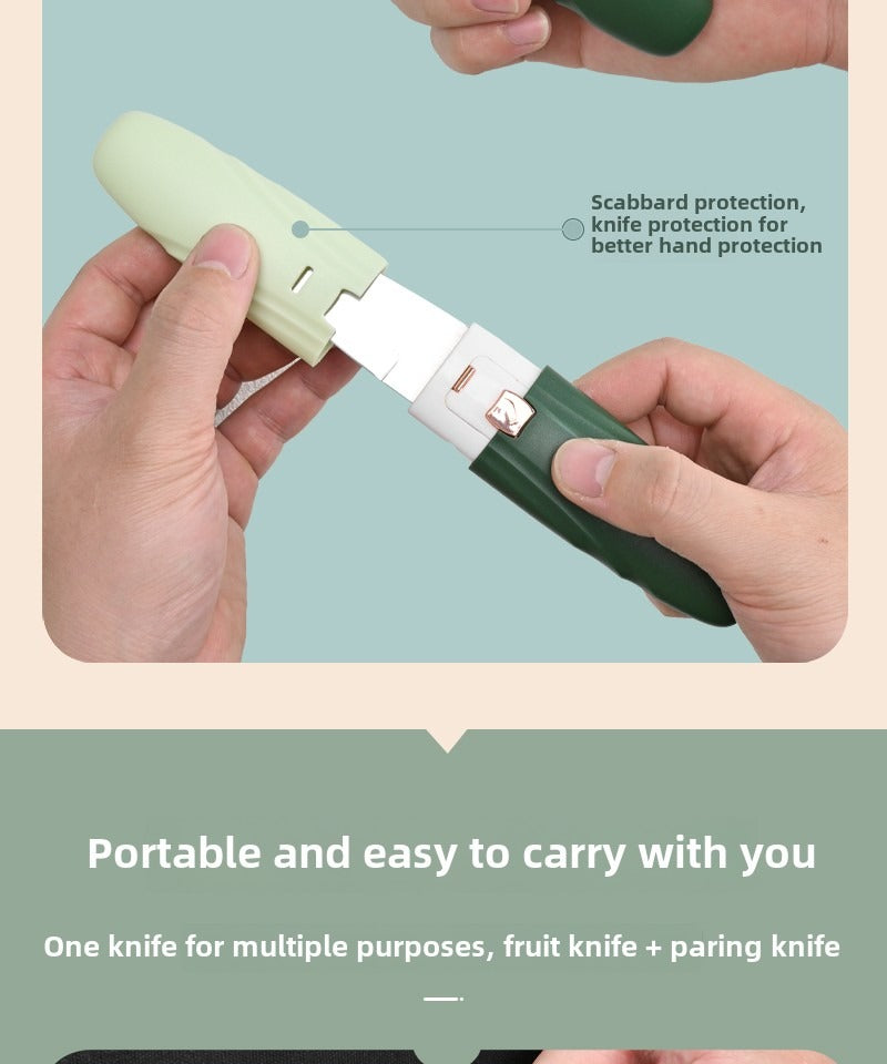 AEELLEEA-2 in 1 Portable Fruit and Vegetable Peeler, Dual Head Kitchen Prep Tool for Home Use