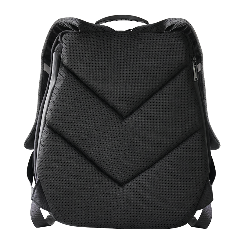 3D Hardshell Motorcycle Backpack with Customizable Display, Water Resistant Rider Backpack for 15.6 Inch Laptop