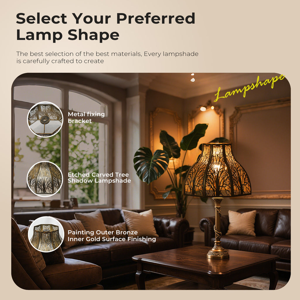 8-Petal Metal Lotus Lampshade – Design for Floor & Table Lamps