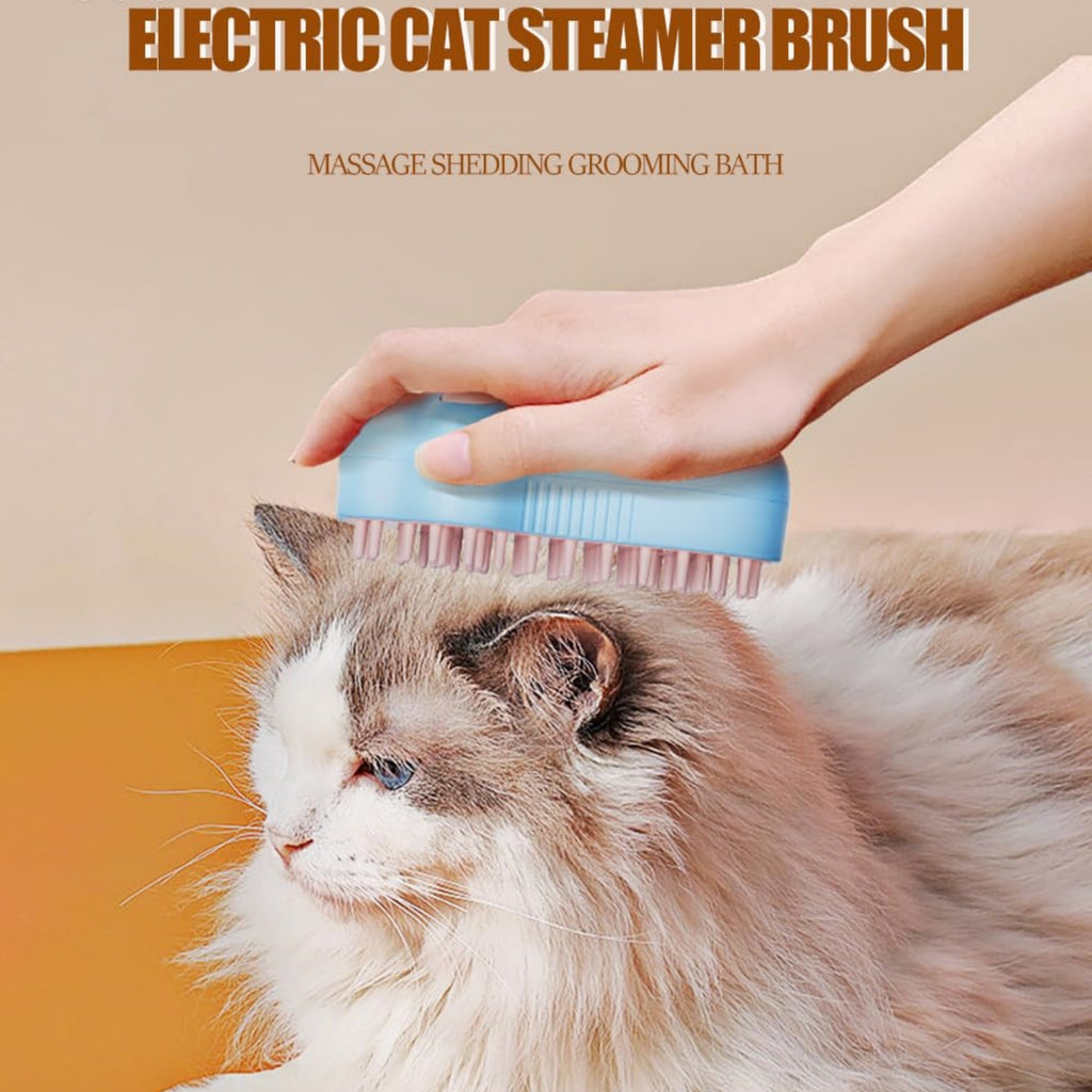 AEELLEEA Pet Grooming Brush for Cats & Dogs, Self Cleaning Hair Removal Comb for Massage, Shedding & Bathing