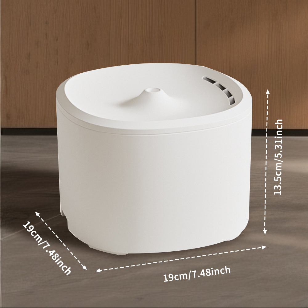 Cat Fountain | USB Powered Quiet Automatic Bowl | Cat Drinking Fountain Water Dispenser | for Kitten Puppy Dog Indoor Home Apartment Living Room Balcony