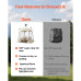 Pop Up Bubble Tent, Clear TPU Screen House with Removable Top Cover, Weatherproof Pop-Up Tent for Patio Backyard