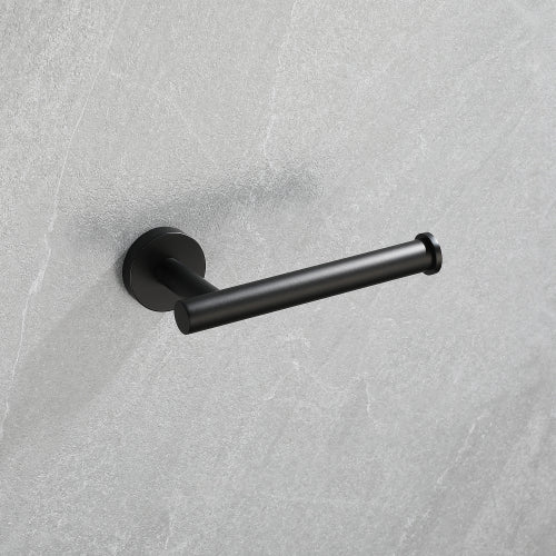 AEELLEEA 5-Piece Brushed Stainless Steel Wall Mount Bathroom Hardware Set with Towel Bar, Towel Ring, Toilet Paper Holder & Hooks
