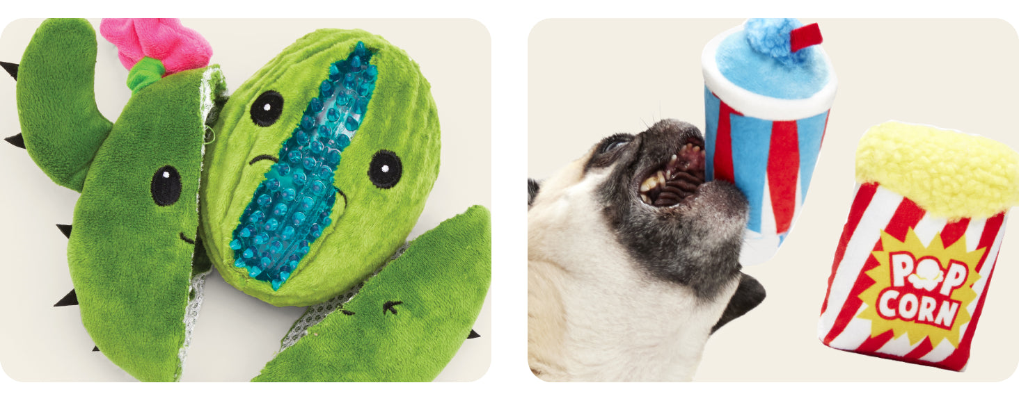 ZippyPaws Ball 2-in-1 Dog Toy - Plush Squeaky Toy for Large Dogs | Large