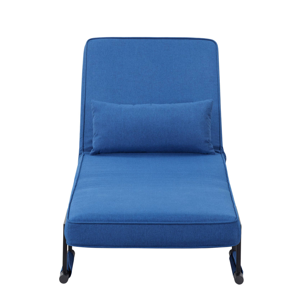 26” Folding Arm Chair Lounge 4-in-1 Convertible Sofa Bed