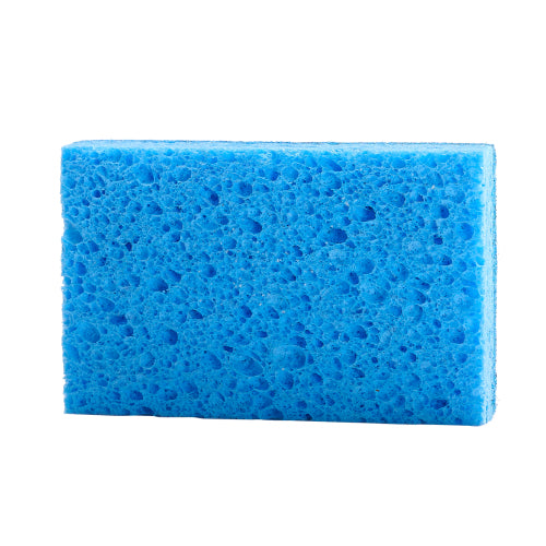 12 Pcs Natural Kitchen Sponges with Cellulose & Scrub Pad, Honeycomb Structure, Quick Water Absorption for Home Cleaning.
