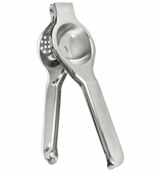 2Pcs Stainless Steel Lemon Squeezer, Manual Lime Juicer with Reinforced Hinges & Non-Slip Handle, Large 2.56" Citrus Press for Lemon Orange