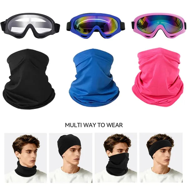 High definition male and female goggles, neck mask