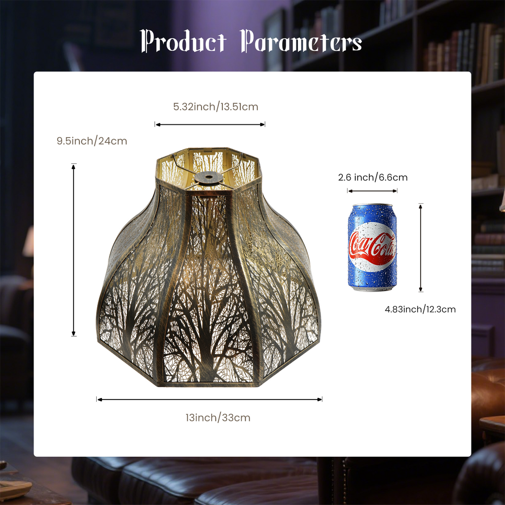 8-Petal Metal Lotus Lampshade – Design for Floor & Table Lamps