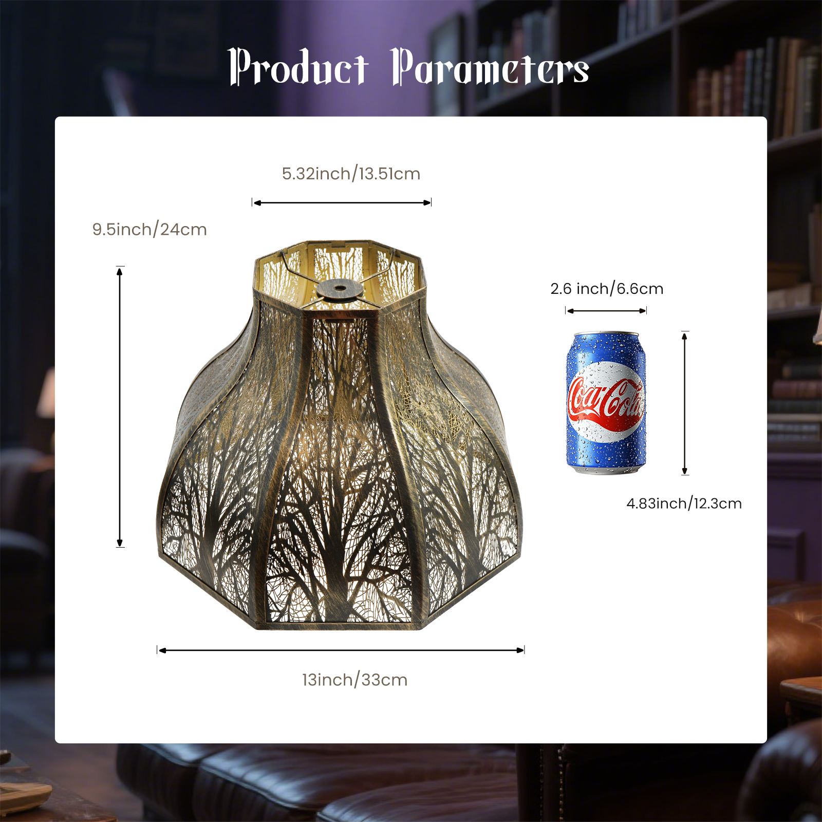 8-Petal Metal Lotus Lampshade – Design for Floor & Table Lamps
