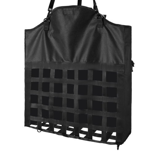 Horse Slow Feeder Hay Bag, 21.65"x7.28"x25.2" Hanging Nylon Hay Bag with 1.81" Holes, Adjustable Straps