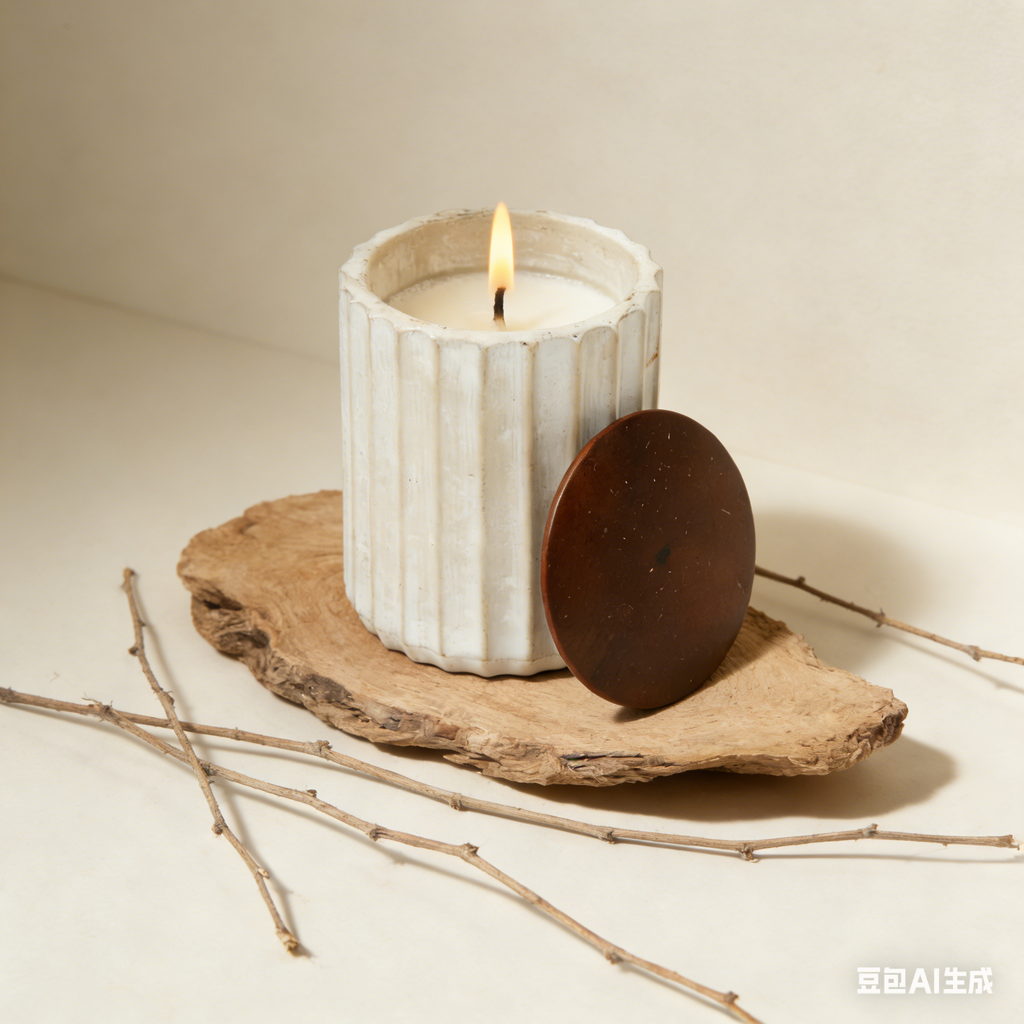 Jar Candle Ecomix Wax Fill With Wooden Lid - Vanilla Lavender, 6oz