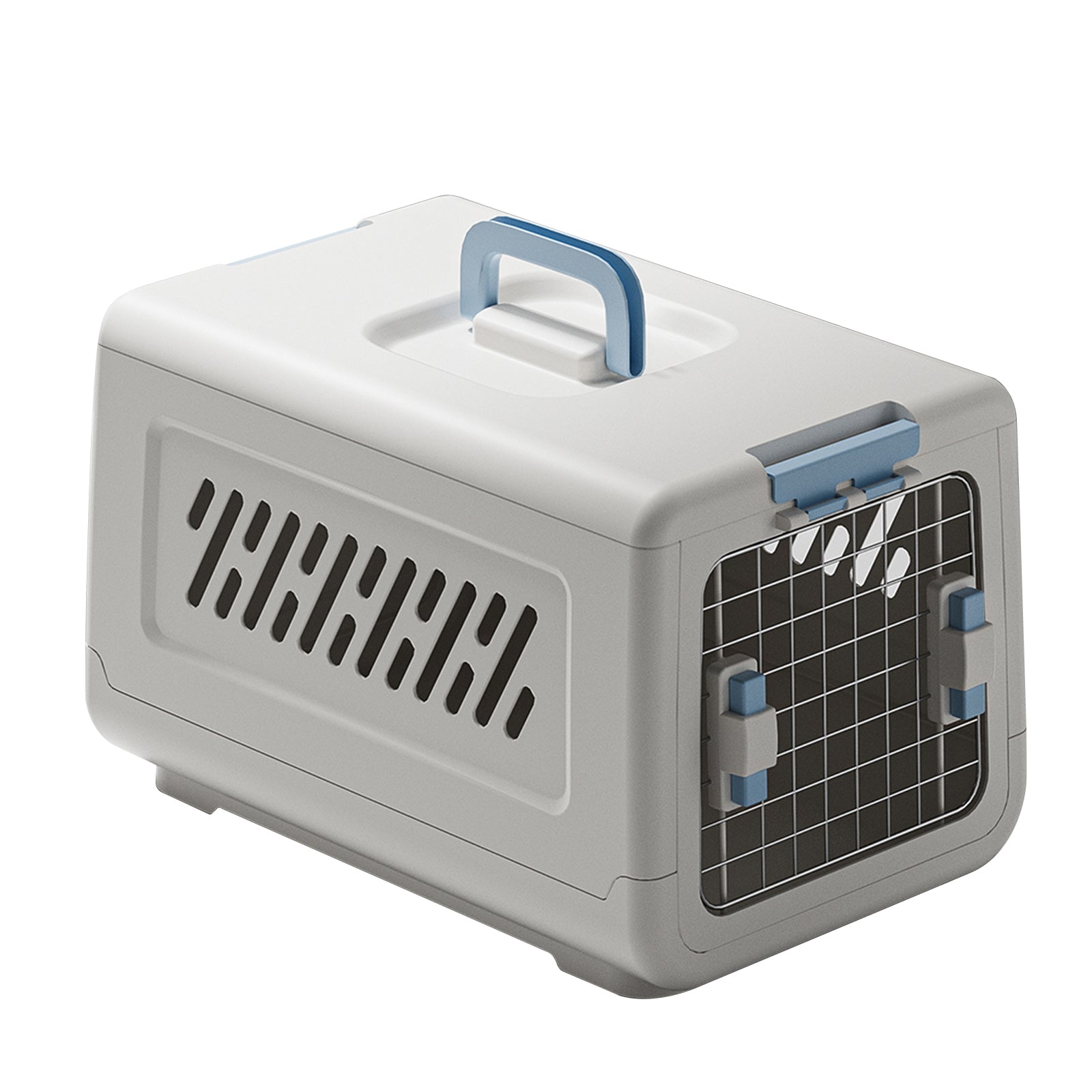 Small Hard Sided Pet Carrier, Portable Ventilated Travel Crate with Metal Door and Handle for Small Dogs and Cats, Perfect for Car Rides, Vet Visits and Daily Use