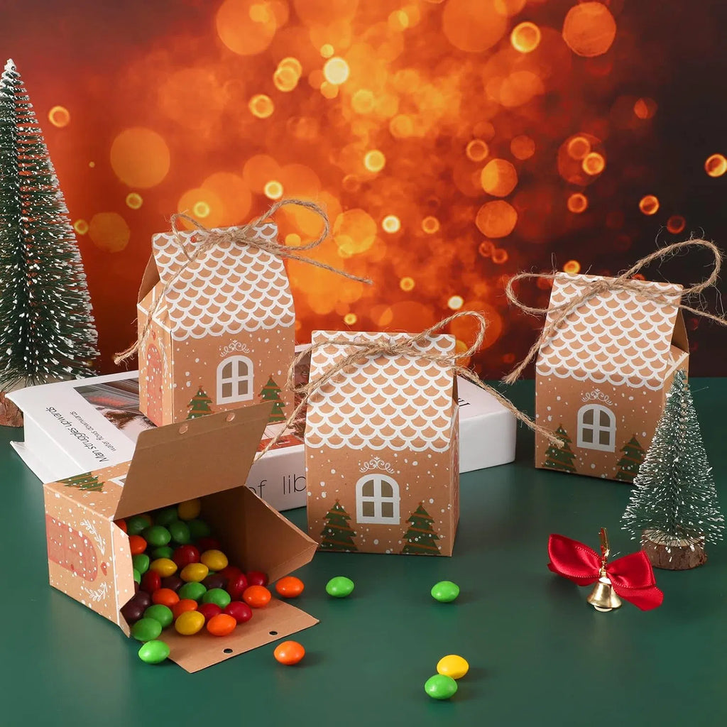 36‑Pieces Mini Christmas Party Favor Boxes, Multicolor Small Xmas Treat Gift Boxes for Holiday Party Favors & Stocking Stuffers