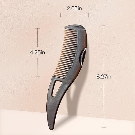 Self-Cleaning Dandruff Comb with Hollow Teeth, Scalp Massage Comb for Flake Removal, Oil Control & Scalp Detox, Hair Care Tool for Women, Men and Kids