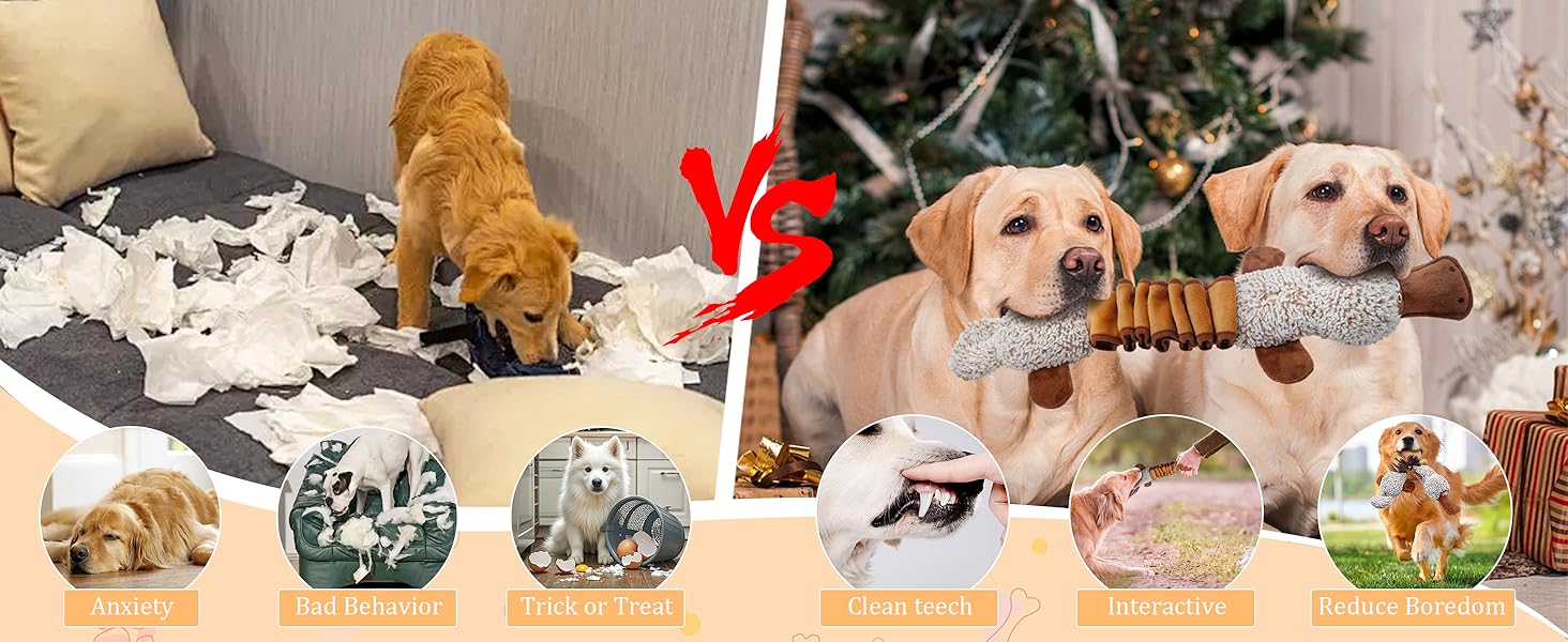 ZippyPaws Dog Toys, Stuffed Large Dog Toys to Keep Them Busy, Interactive Plush Chew Toys with Crinkle Paper, Tough Pet Animal Toys for Small Medium Large Dogs - Platypus