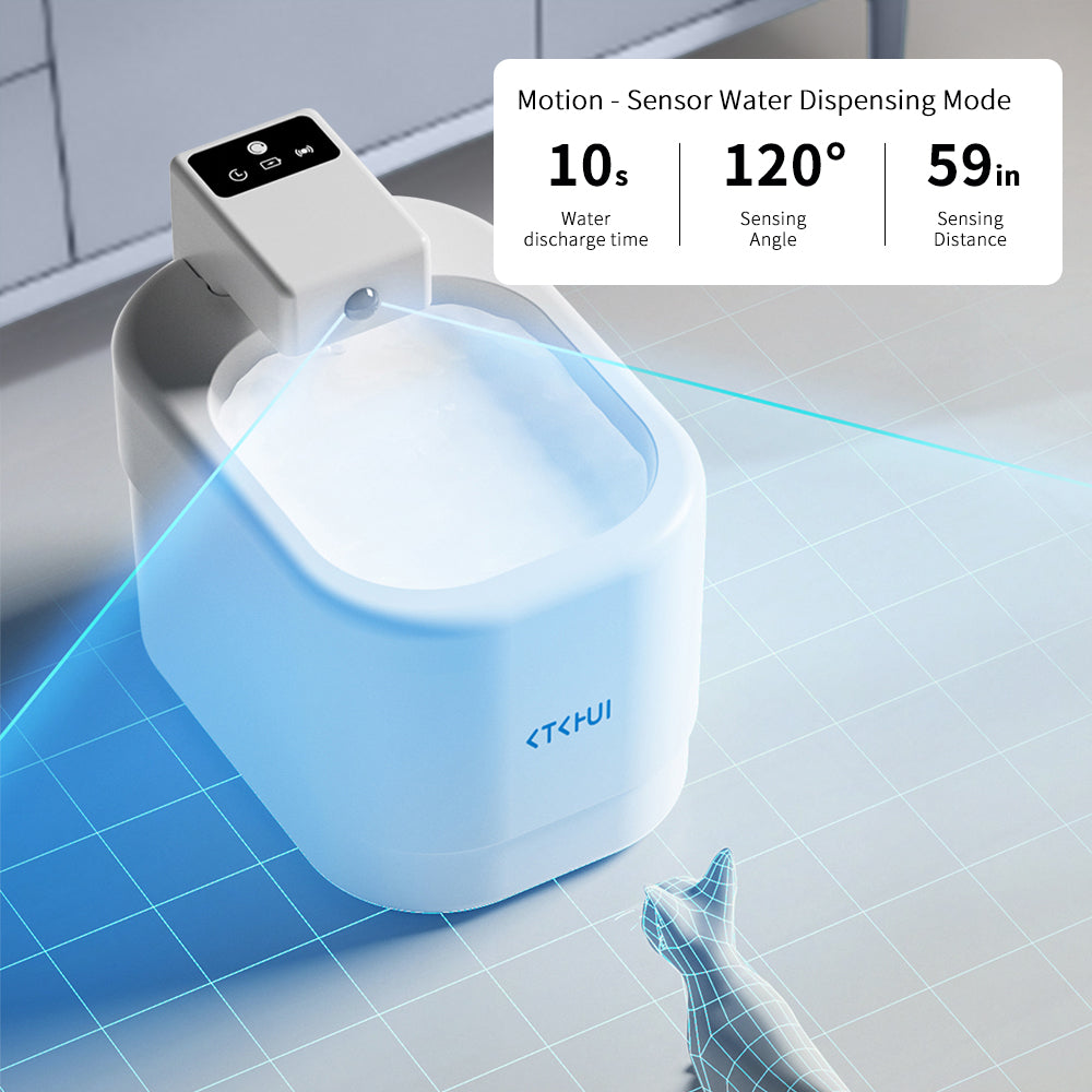 Automatic Cat Water Fountain – 2000mL Circulating Fresh Water Dispenser with Motion Sensor