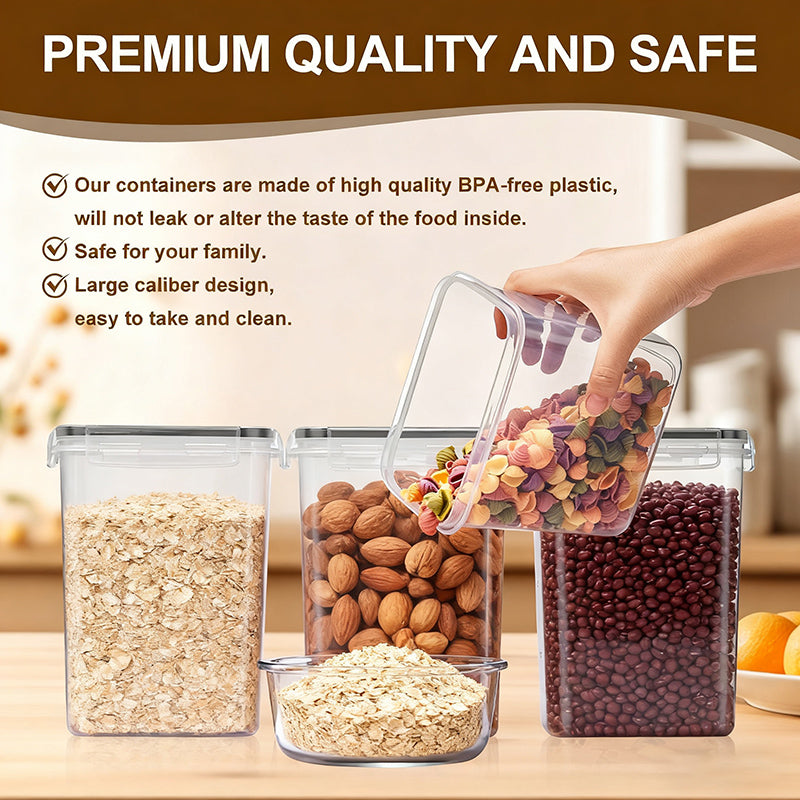 12 PCS Flour and Sugar Storage Container Sets for Advanced Baker