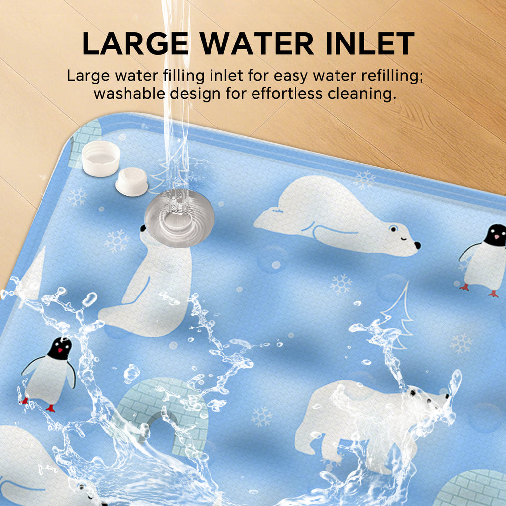 AEELLEEA Dog Cooling Pad, Washable Cooling Mat for Dogs & Cats, Summer Pet Cooling Bed for Crate Indoor Outdoor