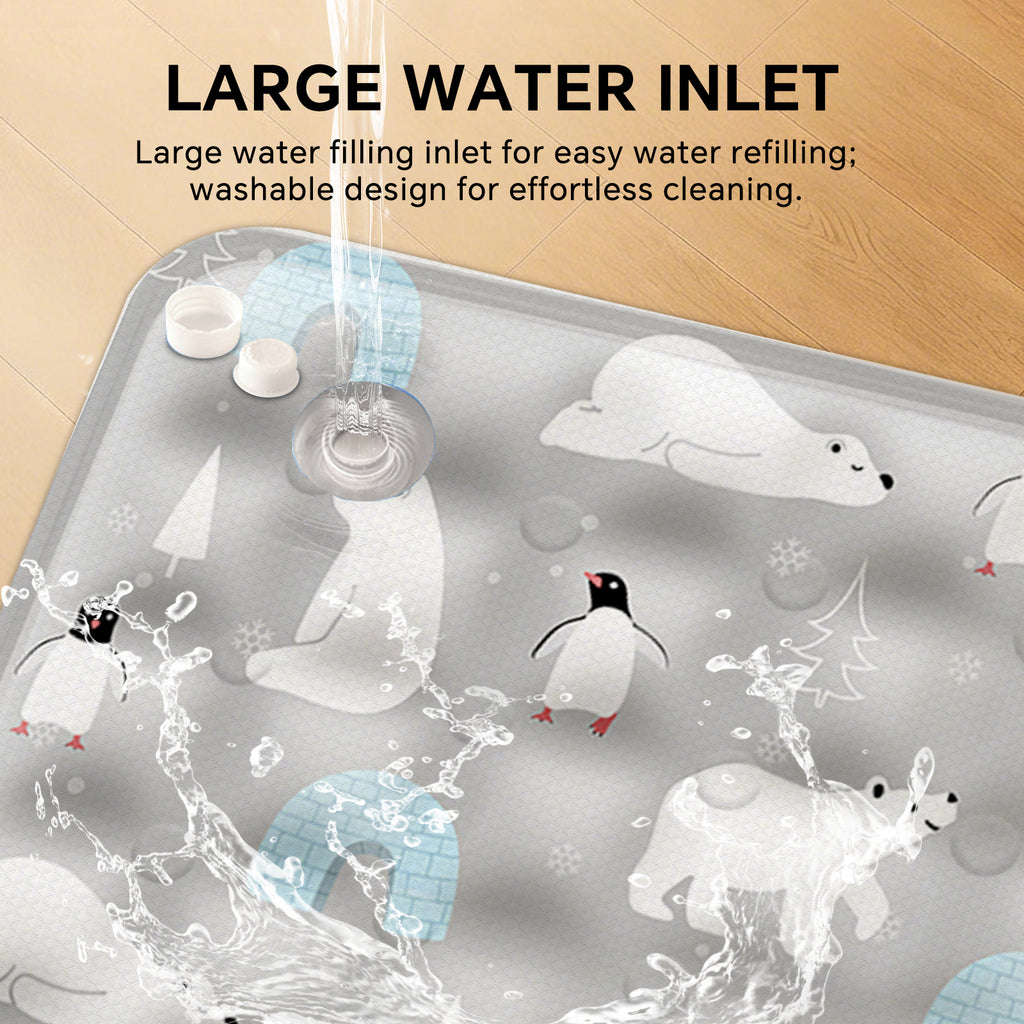 AEELLEEA Dog Cooling Pad, Washable Cooling Mat for Dogs & Cats, Summer Pet Cooling Bed for Crate Indoor Outdoor