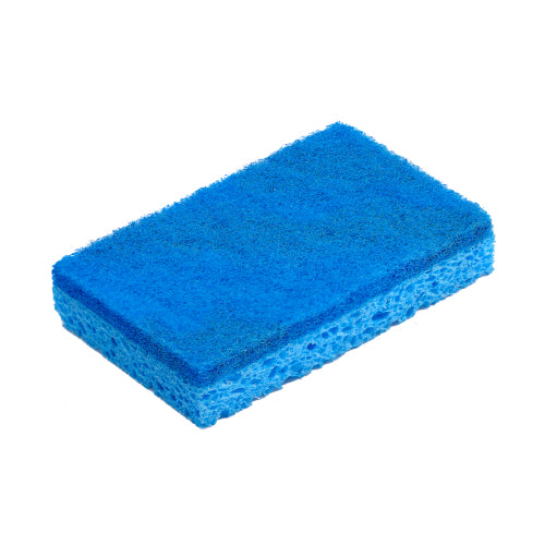 12 Pcs Natural Kitchen Sponges with Cellulose & Scrub Pad, Honeycomb Structure, Quick Water Absorption for Home Cleaning.