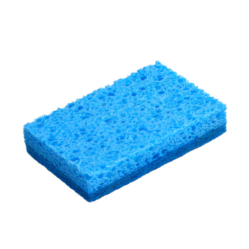 12 Pcs Natural Kitchen Sponges with Cellulose & Scrub Pad, Honeycomb Structure, Quick Water Absorption for Home Cleaning.