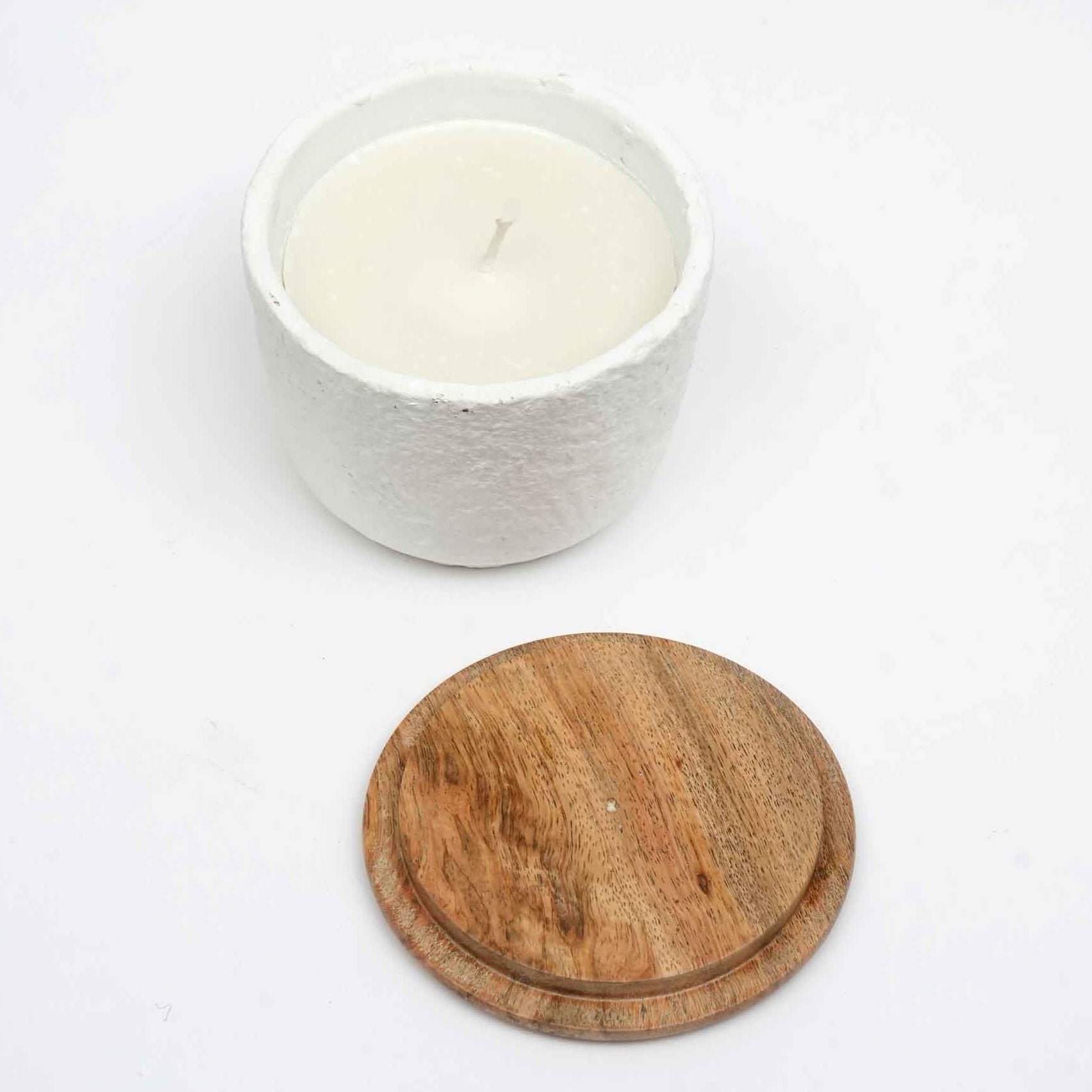 Jar Candle Ecomix Wax Fill With Wooden Lid Mimosa, 7oz