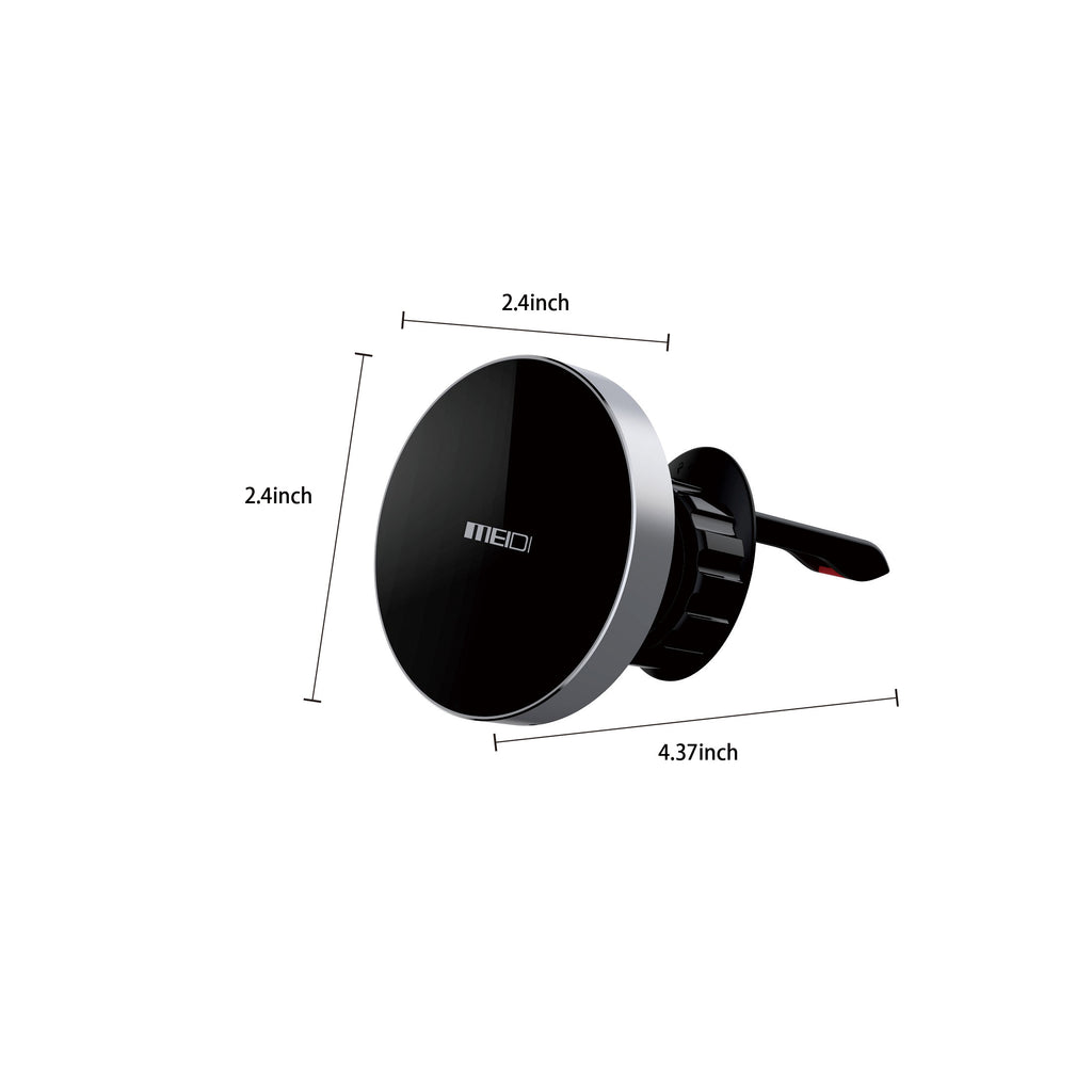 Magnetic Phone Mount for Car, Car Vent Phone Mount with 360 Degree Rotation, Vent Magnetic Phone Holder Compatible with iPhone, Samsung, Android Smartphones & GPS Devices