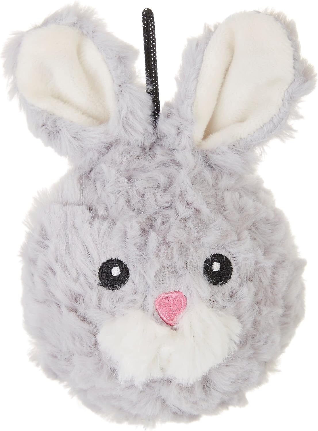 Pet Lou Squeak Toys for Aggressive Chewers Small Medium Breed Chew Toys,Fetch Ball Indoor Ball Toys,Sqeaky Dog Toys (4" EZ Squeaky Rabbit)