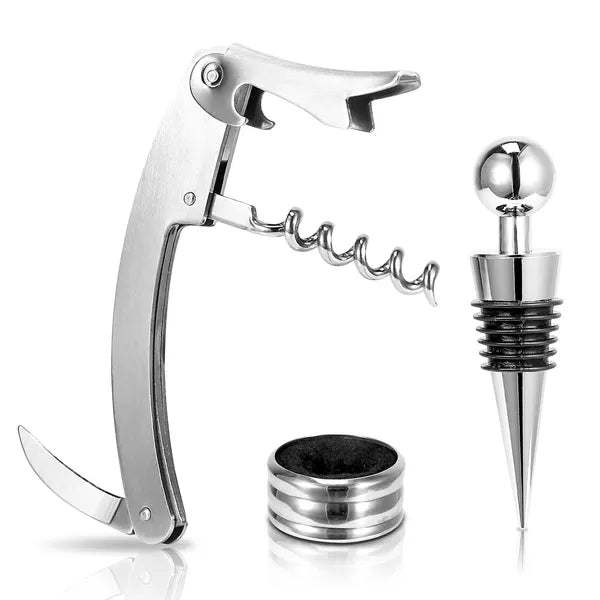 3 Pack Stainless Steel Bottle Opener Set, 7 Inch Heavy Duty Flat Beer Bottle Openers for Bar & Home Kitchen`