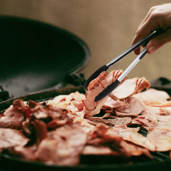 `3 Pack Kitchen Food Tongs, 7/9/12 Inch Stainless Steel Cooking Tongs with Silicone Tips, Heat Resistant Non-Stick Serving Tongs for BBQ Salad Grilling`