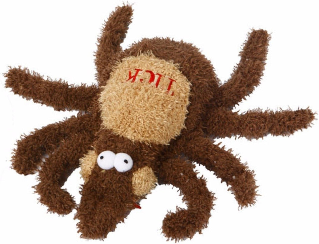 ZippyPaws Dog Toy Small | Soft Plush Tick Dog Toy | Tick Squeaky Dog Toy Plush