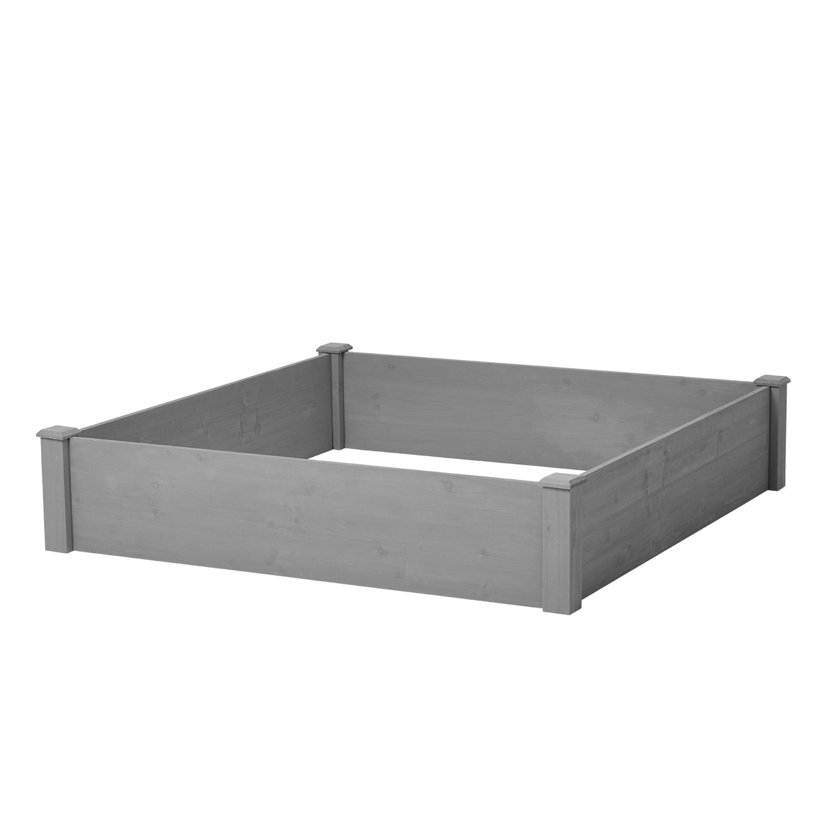 AEELLEEA Raised Garden Bed, Outdoor Wood Planter Box, Tool-Free Assembly, Elevated Bed for Growing Herbs