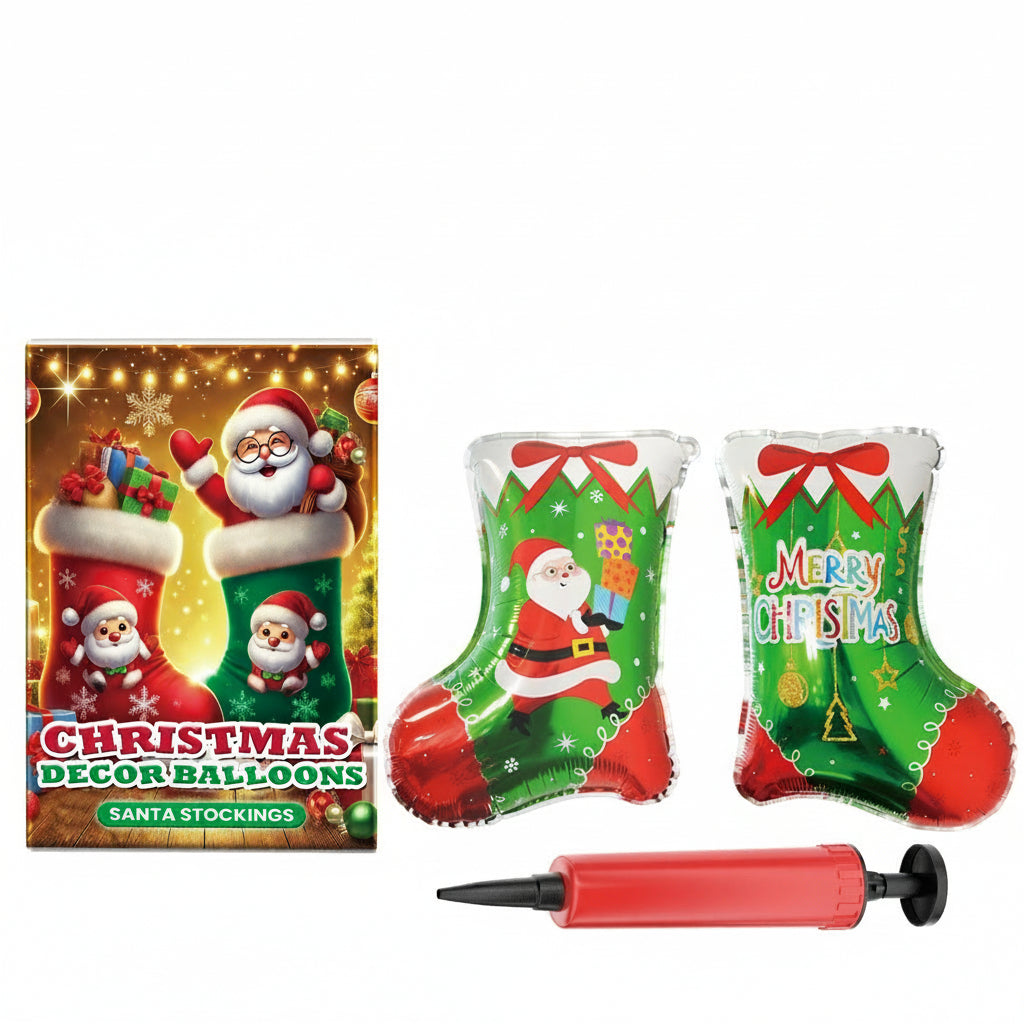 Dowmoo Christmas Balloons Balloon Standing Santa Claus Reindeer Christmas Tree Event Atmosphere Decoration