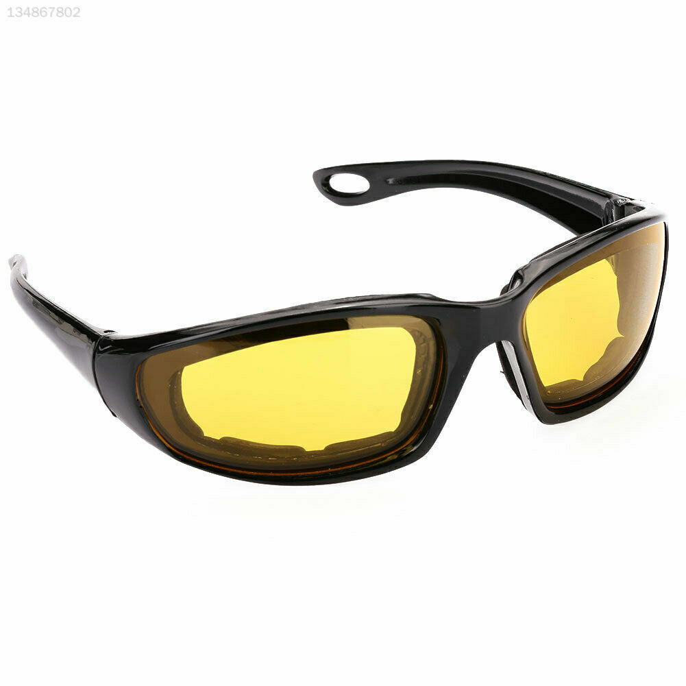 3 Pack Sports Riding Glasses, Windproof Dustproof Cycling Sunglasses, Gray/Clear/Yellow Lenses Unisex Motorcycle Bicycle Outdoor Protective Eyewear